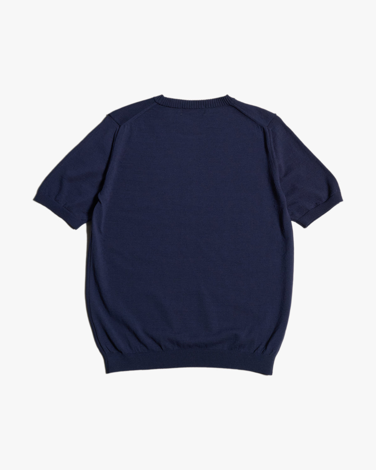 Mooncastle Ice Cotton Crew Neck Tee - Navy