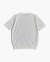 Mooncastle Ice Cotton Crew Neck Tee - Off White