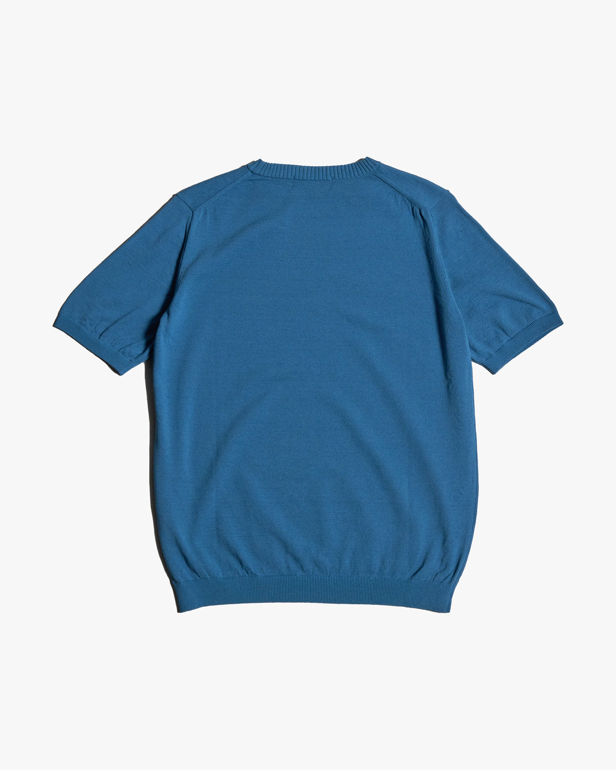 Mooncastle Ice Cotton Crew Neck Tee - Smoky Blue