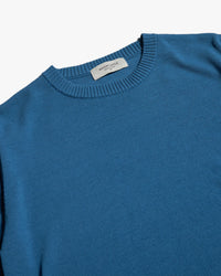 Mooncastle Ice Cotton Crew Neck Tee - Smoky Blue