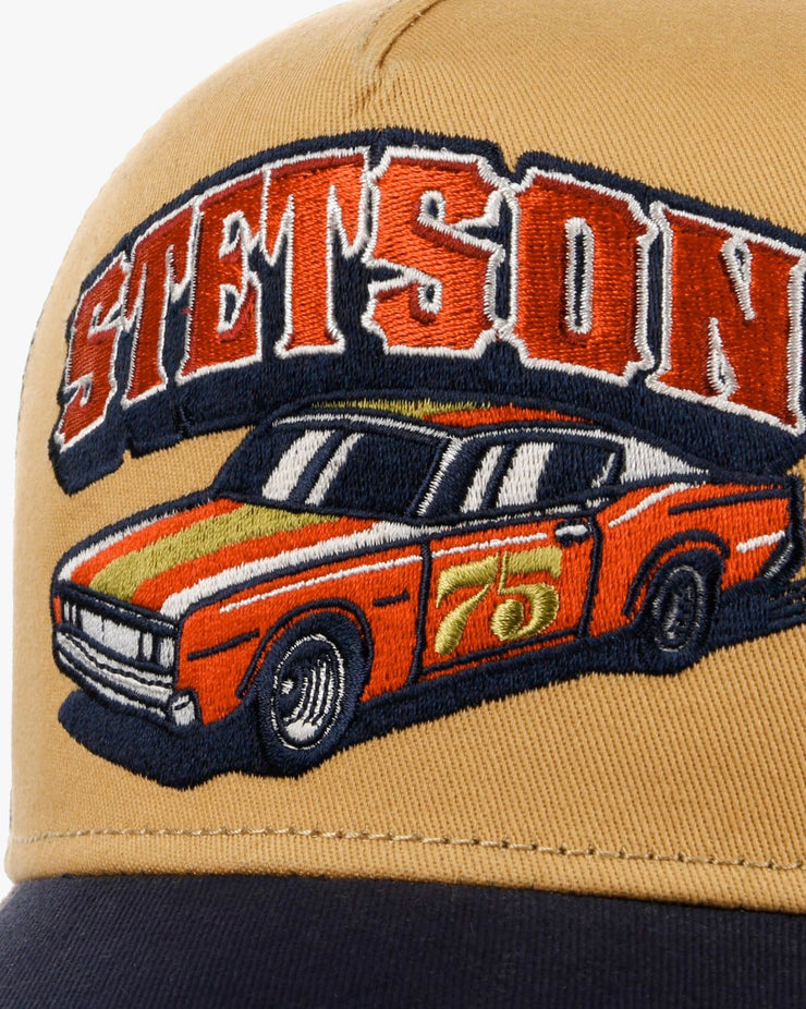 Stetson Indy Trucker Cap - Navy / Ochre