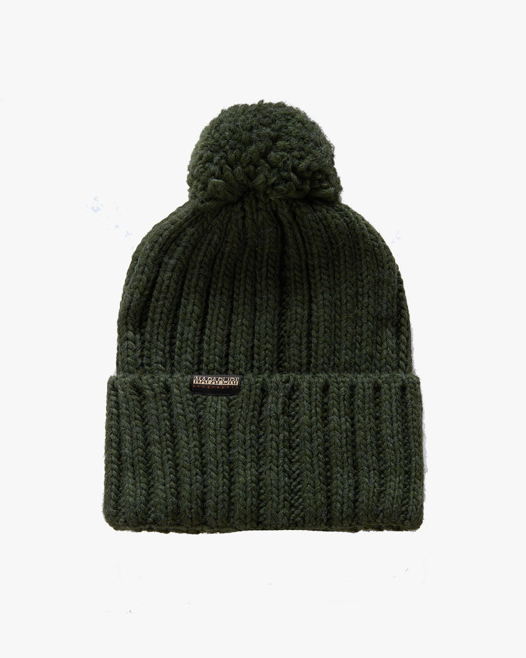 Napapijri Semiury Bobble Beanie - Green Urban