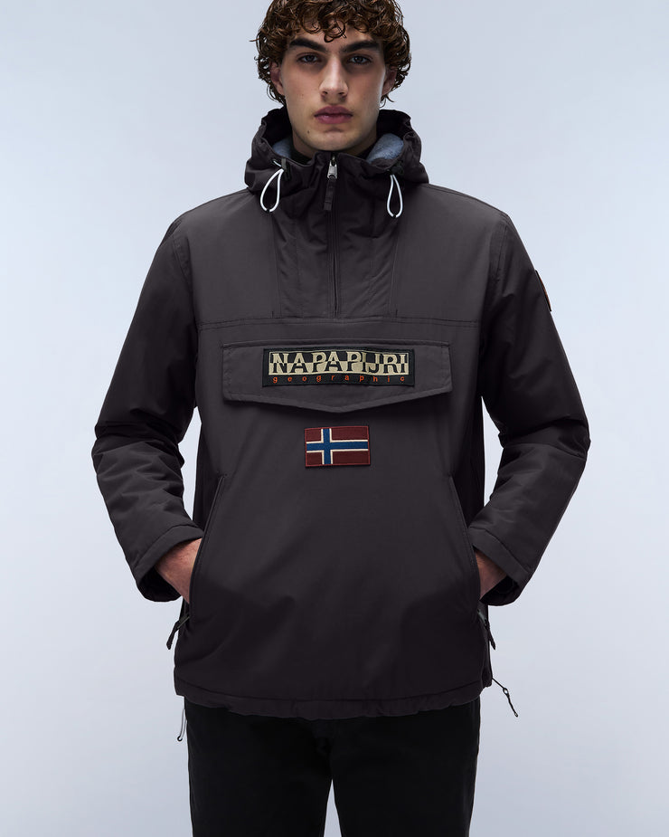 Napapijri Rainforest Pocket 2 Winter Anorak Jacket - Dark Grey | Napapijri Jackets & Coats | JEANSTORE