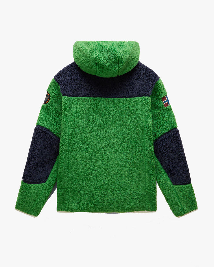 Napapijri Yupik Full Zip Fleece - Green Kelly | Napapijri Sweaters & Knitwear | JEANSTORE