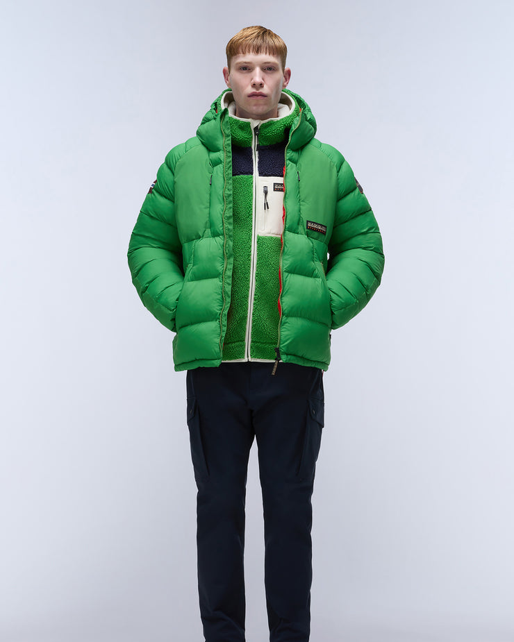 Napapijri Yupik Full Zip Fleece - Green Kelly | Napapijri Sweaters & Knitwear | JEANSTORE