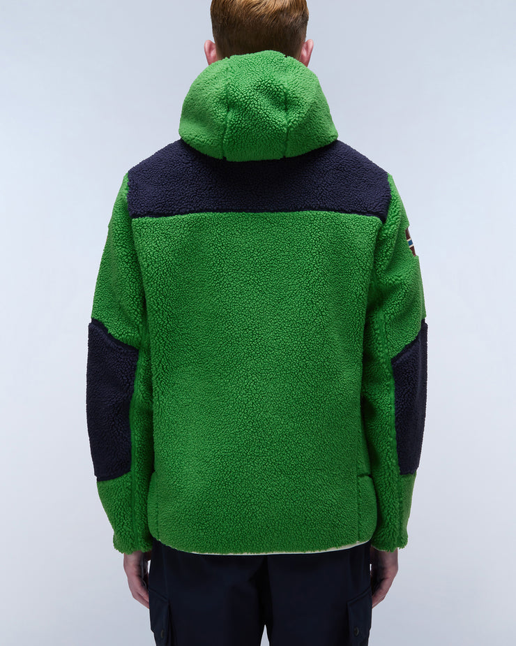 Napapijri Yupik Full Zip Fleece - Green Kelly | Napapijri Sweaters & Knitwear | JEANSTORE