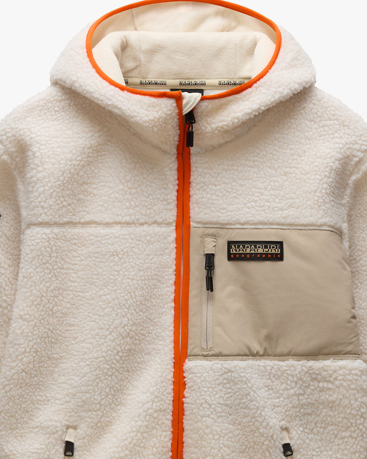 Napapijri Yupik Full Zip Fleece - Whitecap Grey | Napapijri Sweaters & Knitwear | JEANSTORE