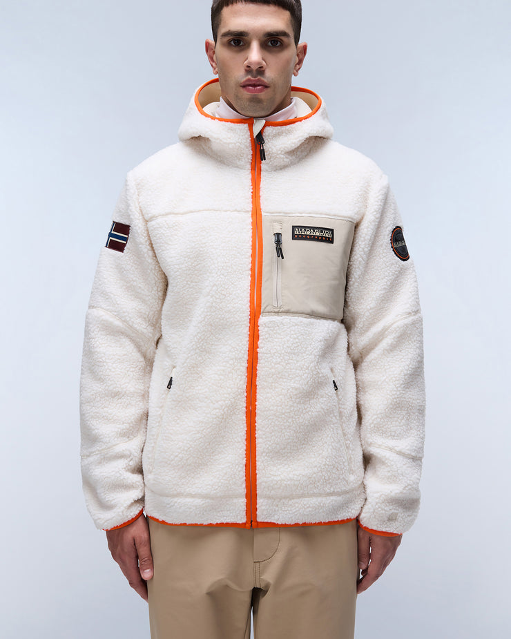 Napapijri Yupik Full Zip Fleece - Whitecap Grey | Napapijri Sweaters & Knitwear | JEANSTORE