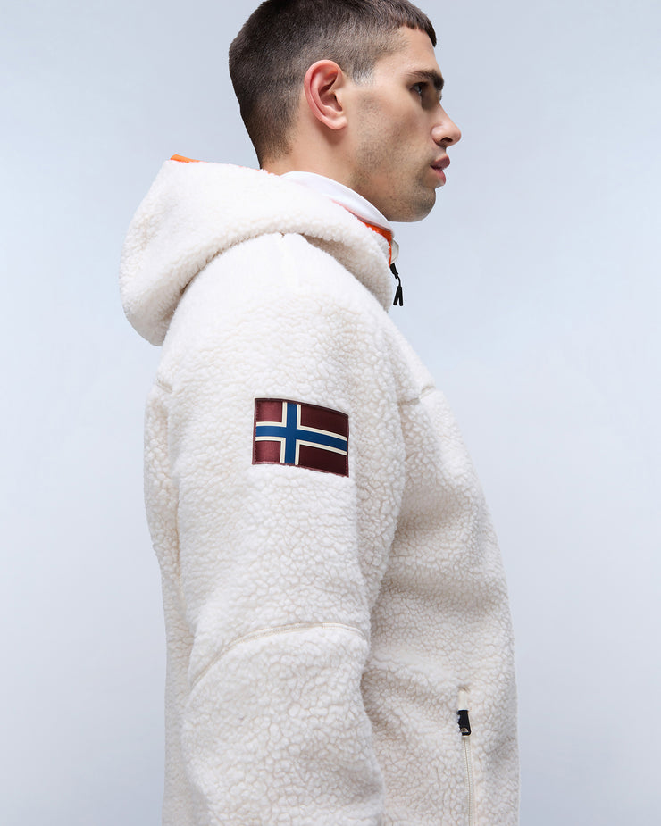 Napapijri Yupik Full Zip Fleece - Whitecap Grey | Napapijri Sweaters & Knitwear | JEANSTORE