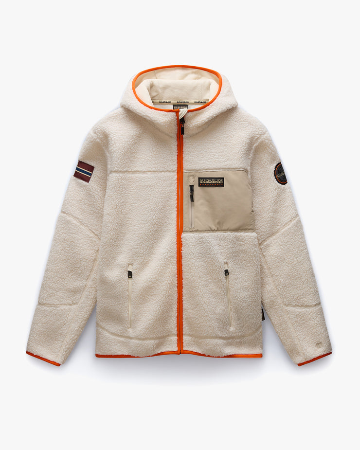 Napapijri Yupik Full Zip Fleece - Whitecap Grey | Napapijri Sweaters & Knitwear | JEANSTORE