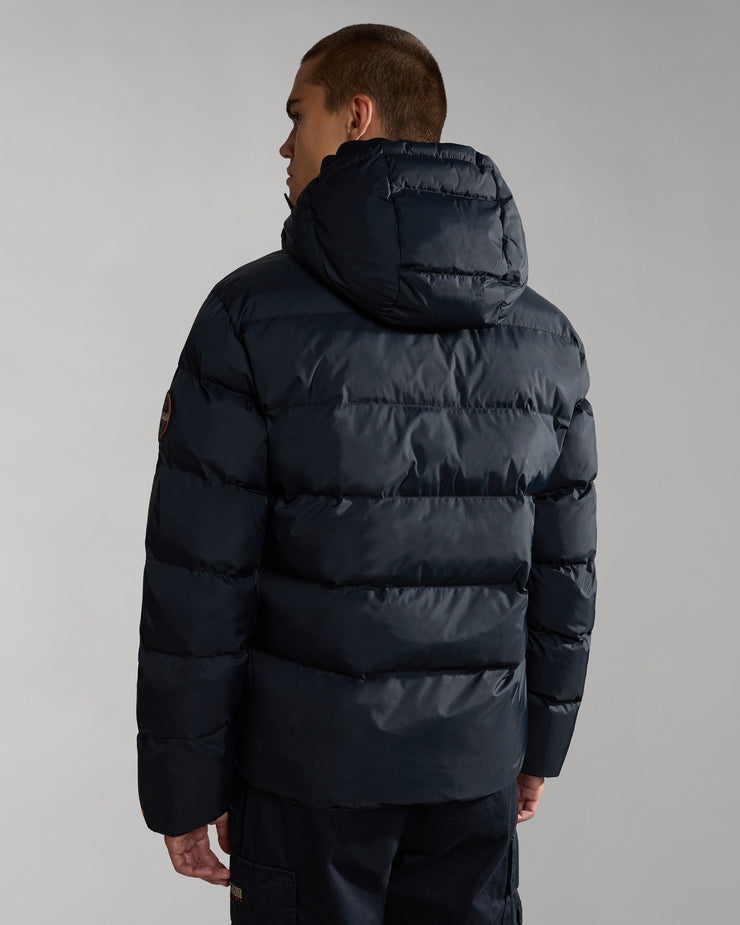 Napapijri Rainforest Winter Puffer Anorak Jacket - Black