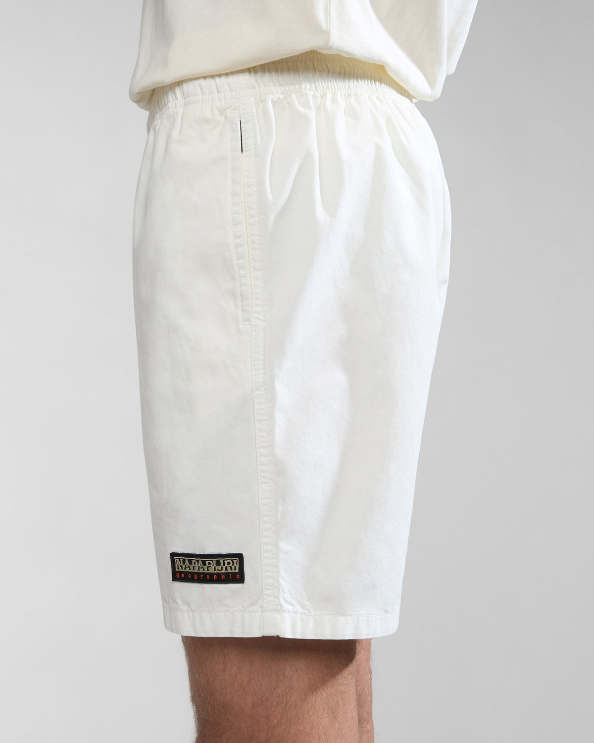 Napapijri Boyd Bermuda Shorts - White Whisper | Napapijri Shorts | JEANSTORE