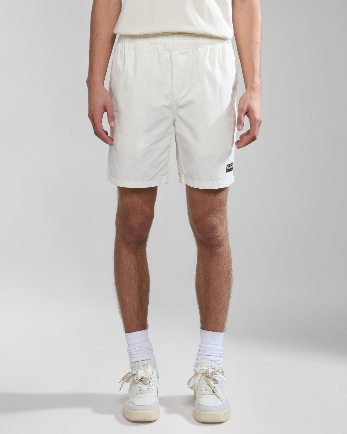 Napapijri Boyd Bermuda Shorts - White Whisper | Napapijri Shorts | JEANSTORE