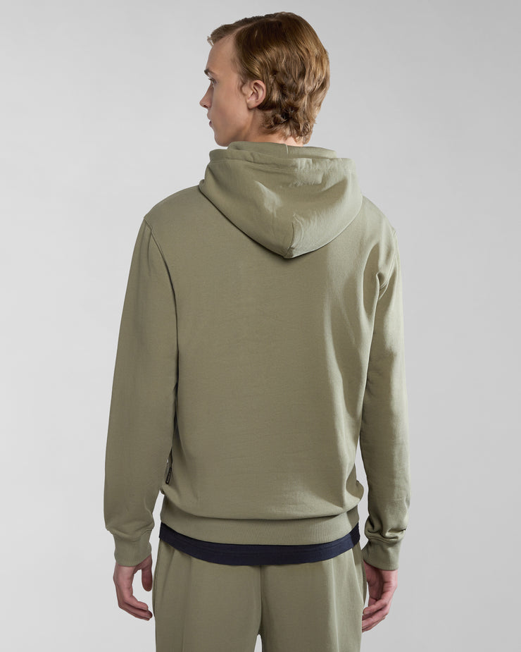 Napapijri Iaato Summer Hoodie - Green Lichen | Napapijri Sweaters & Knitwear | JEANSTORE