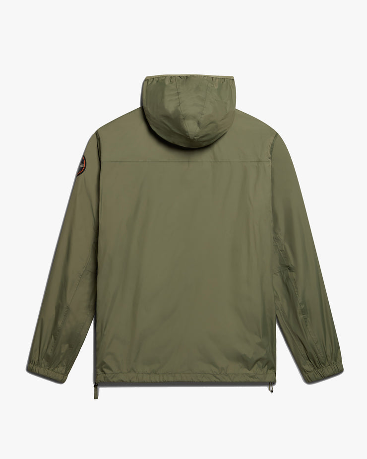 Napapijri Rainforest Ripstop Anorak Jacket - Green Lichen