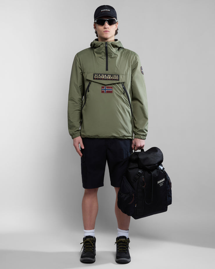 Napapijri Rainforest Ripstop Anorak Jacket - Green Lichen