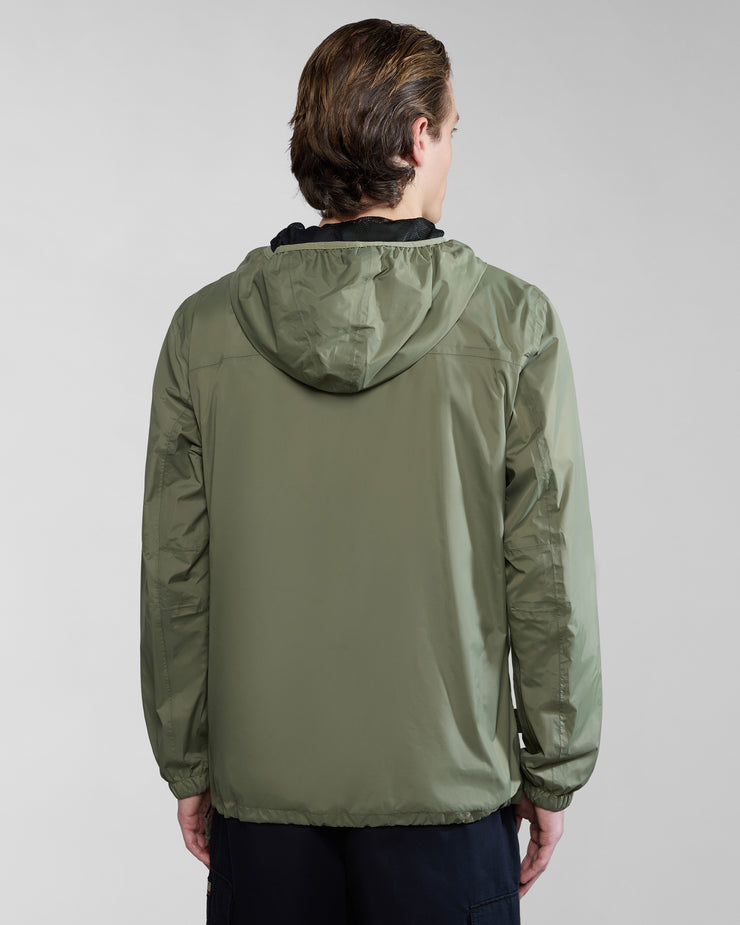 Napapijri Rainforest Ripstop Anorak Jacket - Green Lichen