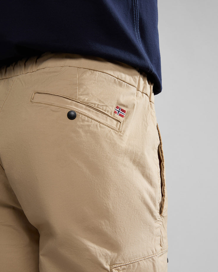 Napapijri Dease Bermuda Shorts - Beige Cornstalk