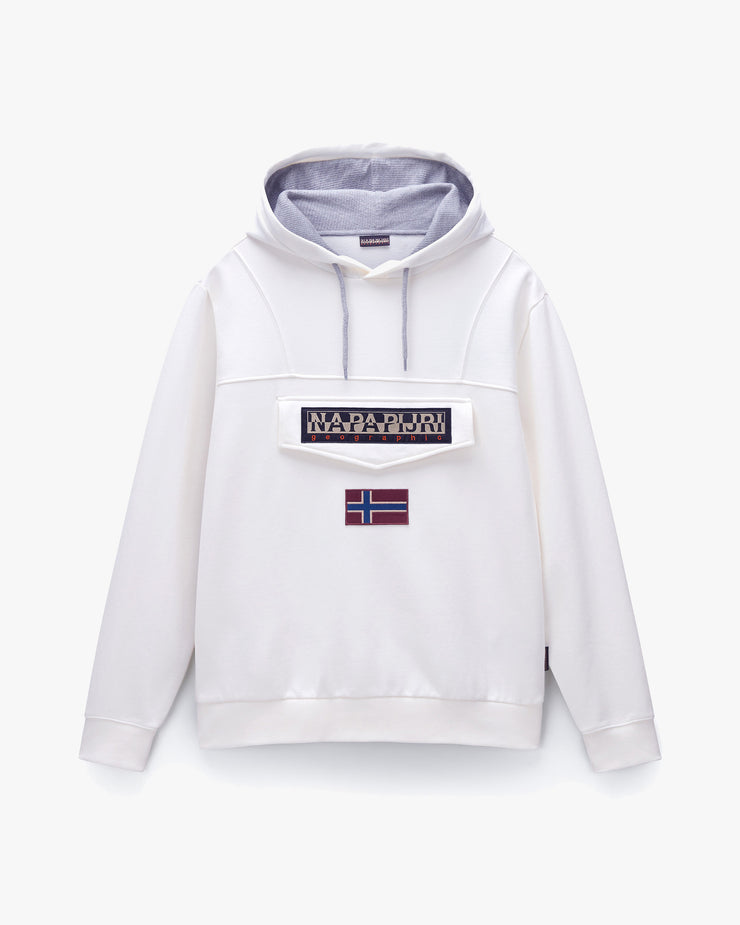 Napapijri Burgee Winter 3 Hoodie White Heron