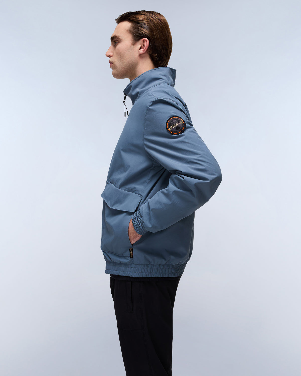 Napapijri Giovi Short Jacket - Stormy Weather | Napapijri Jackets & Coats | JEANSTORE