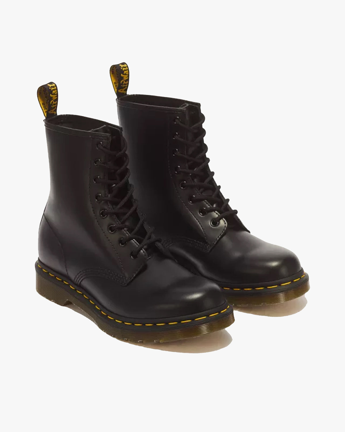 Dr Martens 1460 Lace Up Leather Boots - Black Smooth