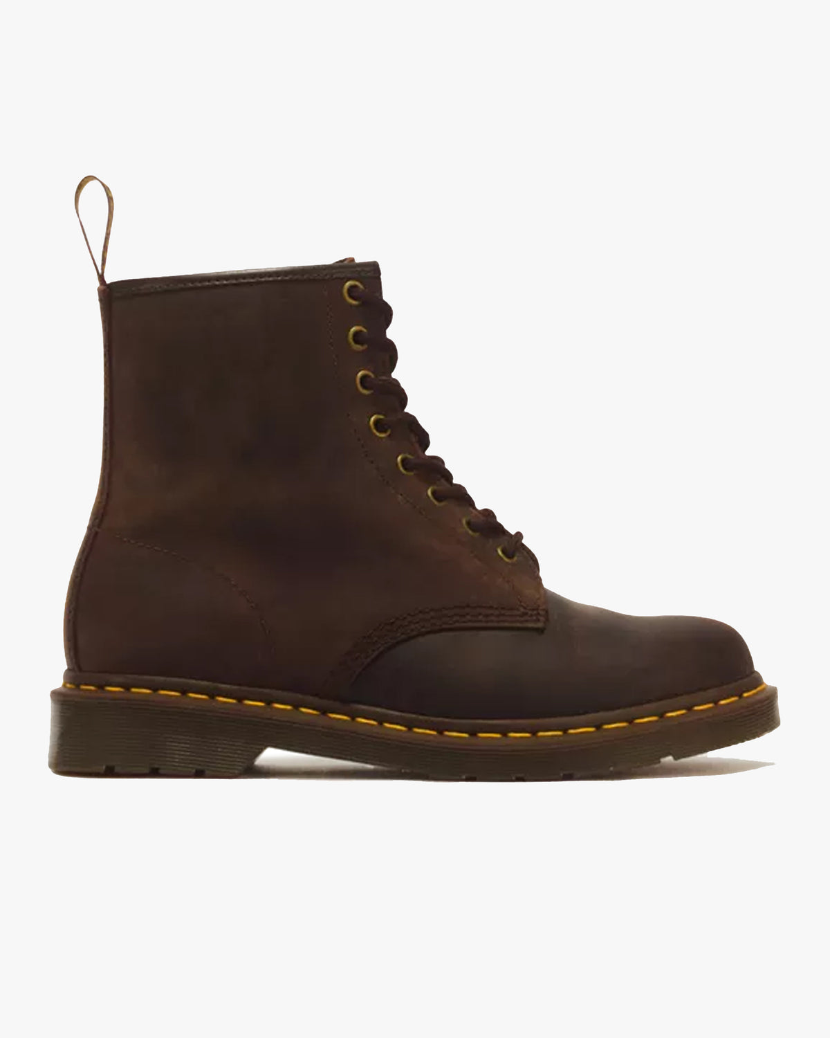 Dr Martens 1460 Lace Up Leather Boots - Dark Brown Crazy Horse