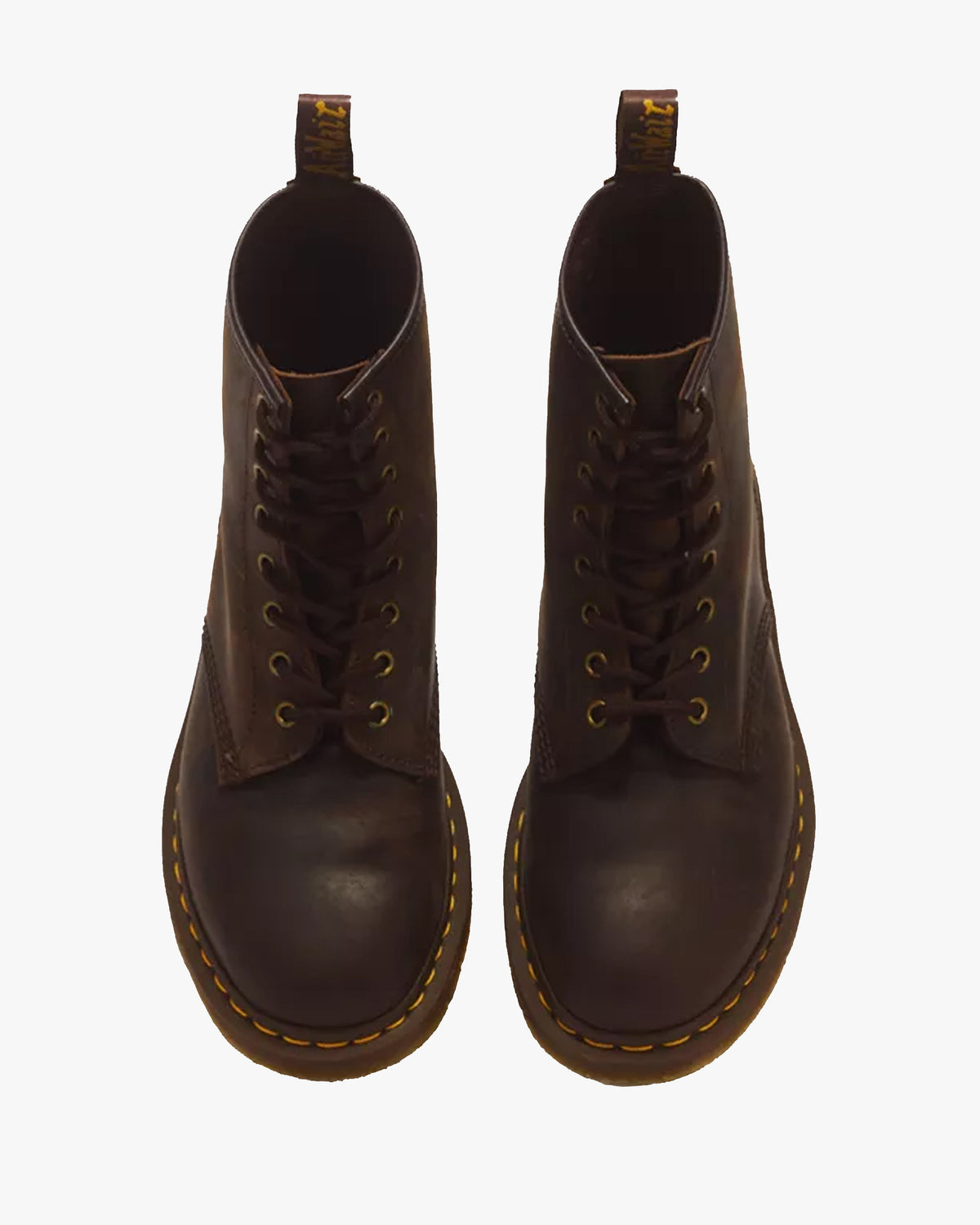 Dr Martens 1460 Lace Up Leather Boots - Dark Brown Crazy Horse