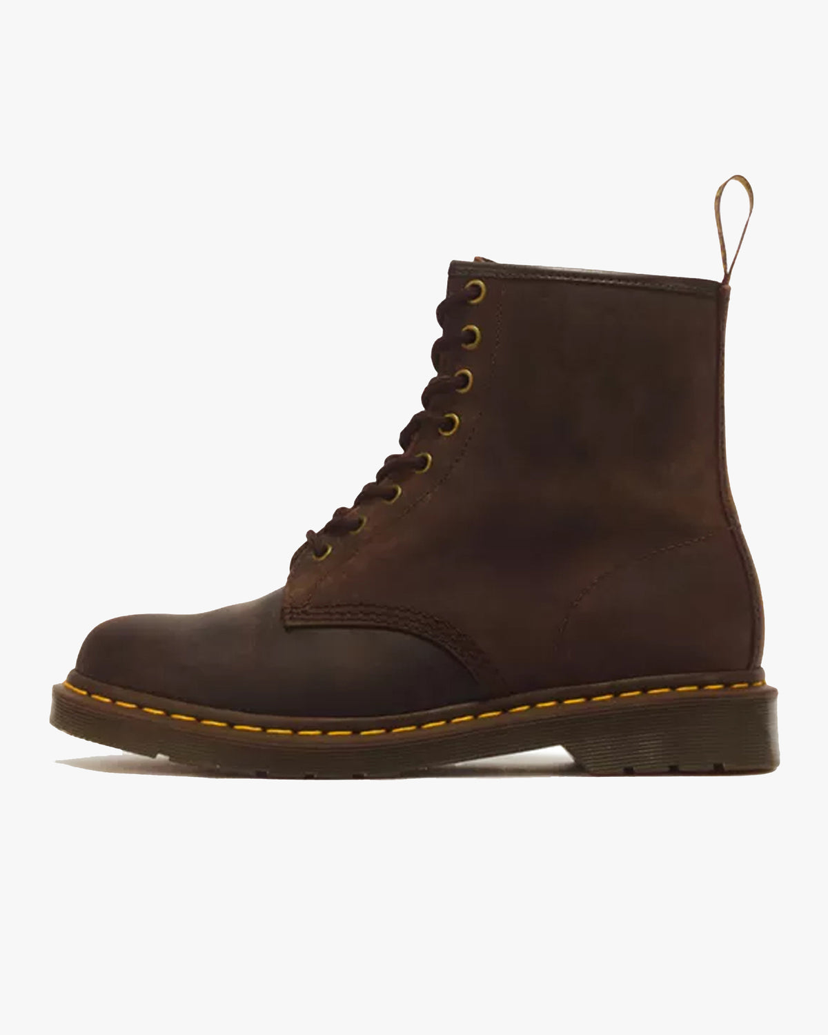 Dr Martens 1460 Lace Up Leather Boots - Dark Brown Crazy Horse