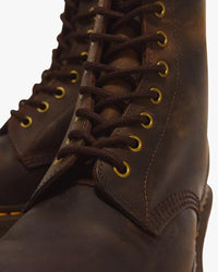 Dr Martens 1460 Lace Up Leather Boots - Dark Brown Crazy Horse