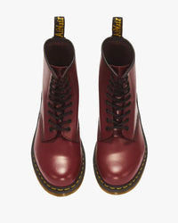 Dr Martens 1460 Lace Up Leather Boots - Cherry Red Smooth
