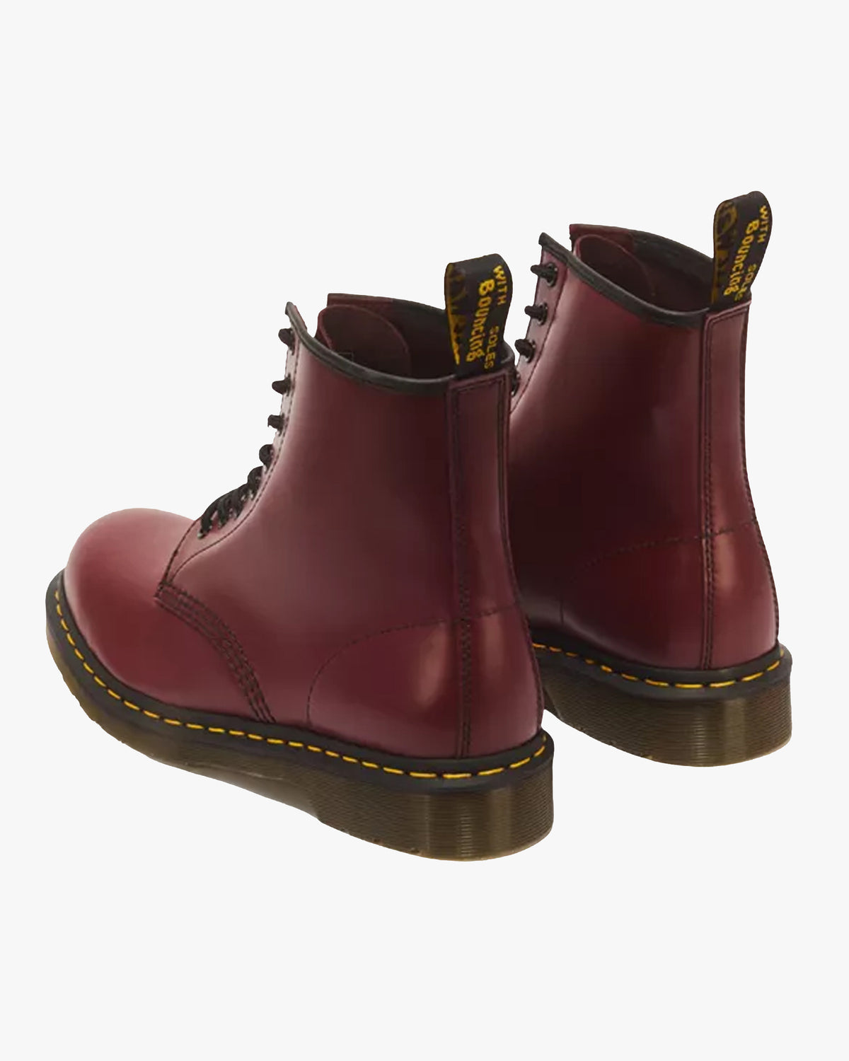 Dr Martens 1460 Lace Up Leather Boots - Cherry Red Smooth