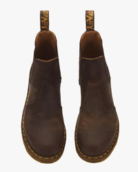 Dr Martens 2976 Chelsea Boots - Dark Brown Crazy Horse