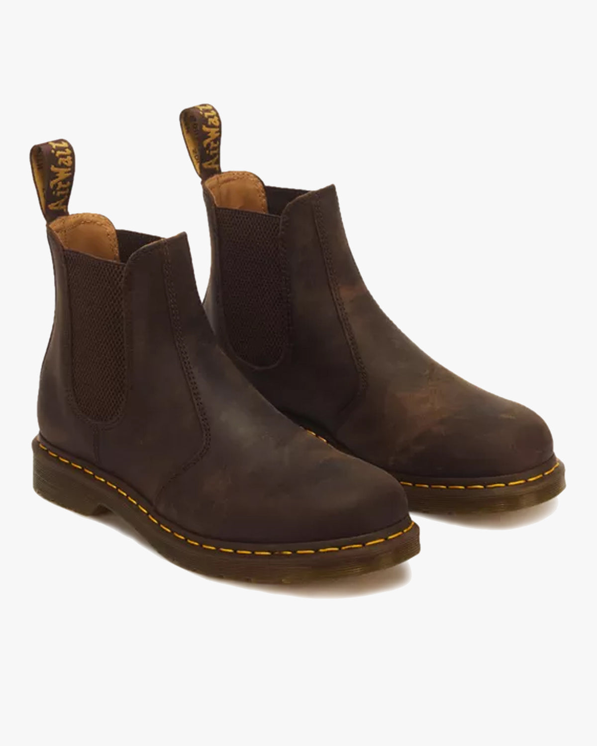 Dr Martens 2976 Chelsea Boots - Dark Brown Crazy Horse