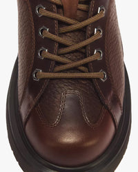 Dr Martens Wayborne Leather Boots - Dark Brown Mayhem Leather