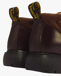 Dr Martens Wayborne Leather Boots - Dark Brown Mayhem Leather