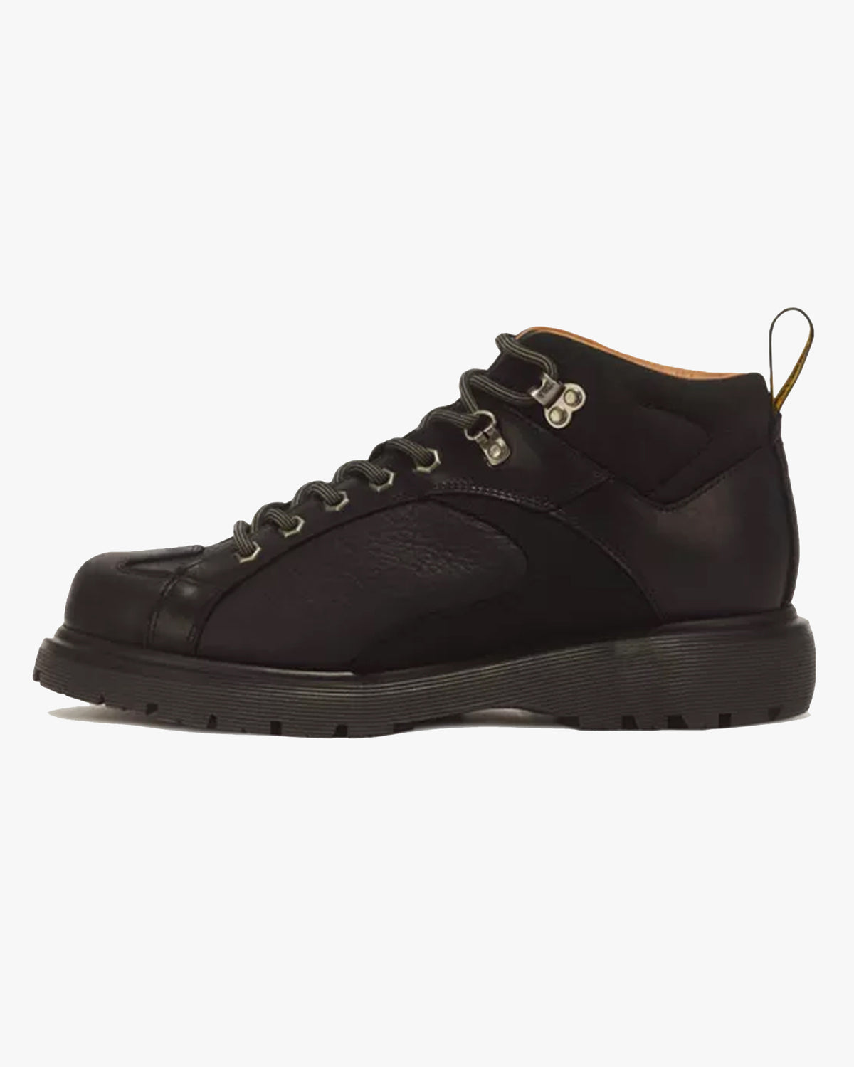 Dr Martens Wayborne Leather Boots - Black Old Harness Leather