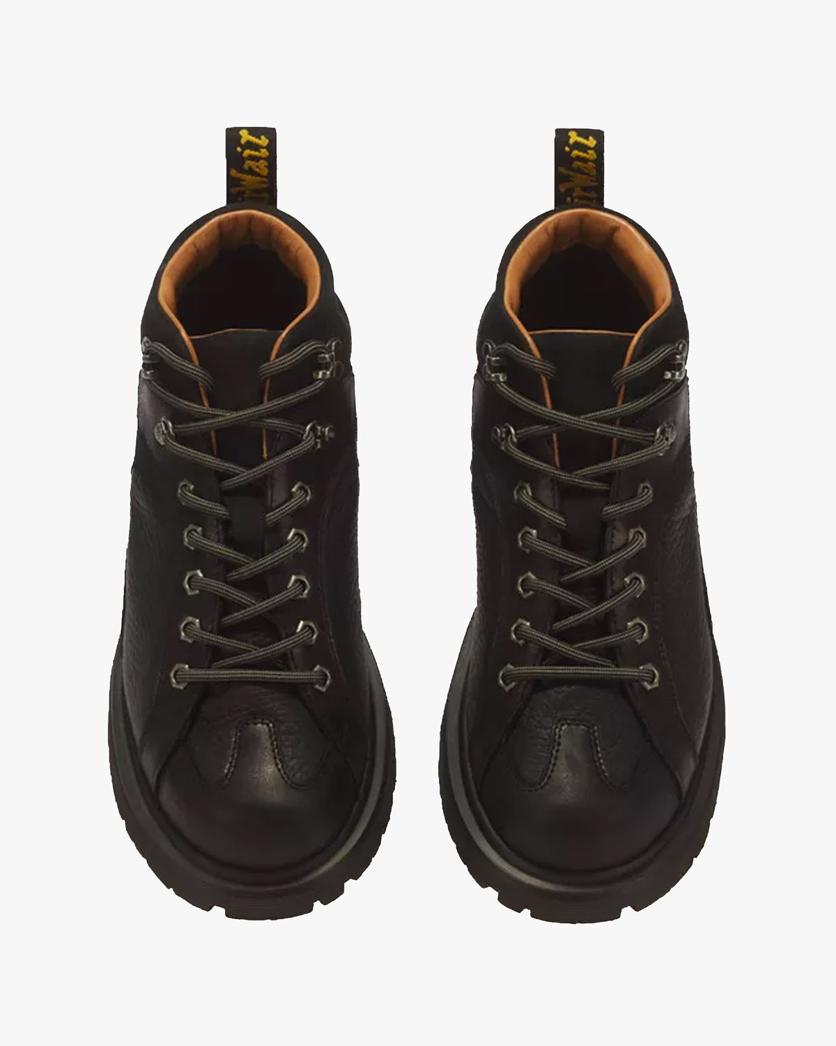 Dr Martens Wayborne Leather Boots - Black Old Harness Leather