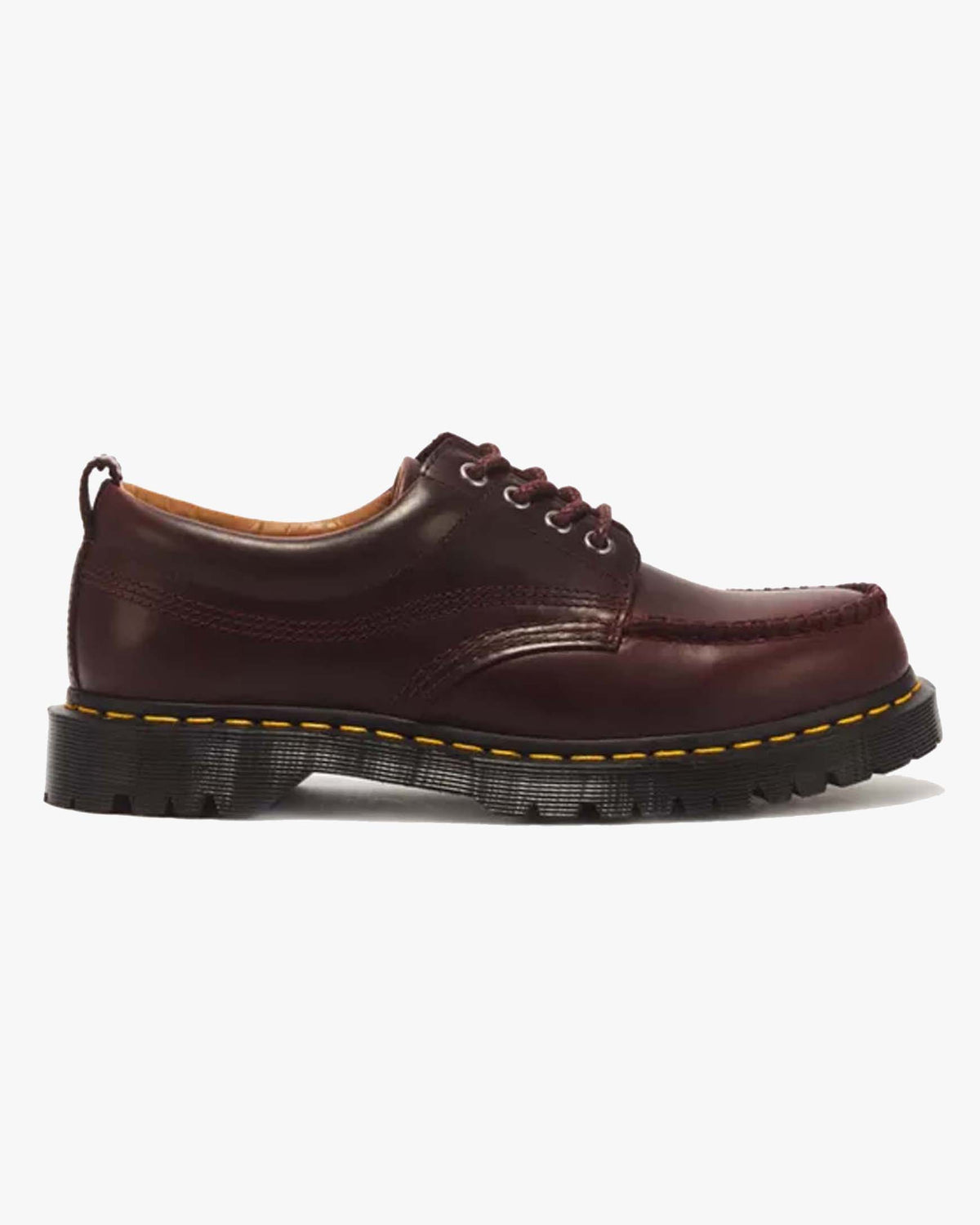 Dr Martens Lowell 4-Eye Moc Toe Shoe - Spiced Brown Mayhem RB
