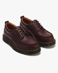 Dr Martens Lowell 4-Eye Moc Toe Shoe - Spiced Brown Mayhem RB