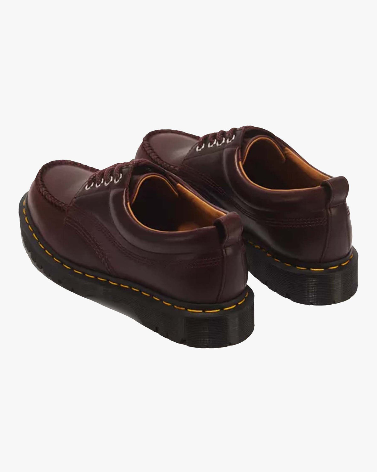 Dr Martens Lowell 4-Eye Moc Toe Shoe - Spiced Brown Mayhem RB