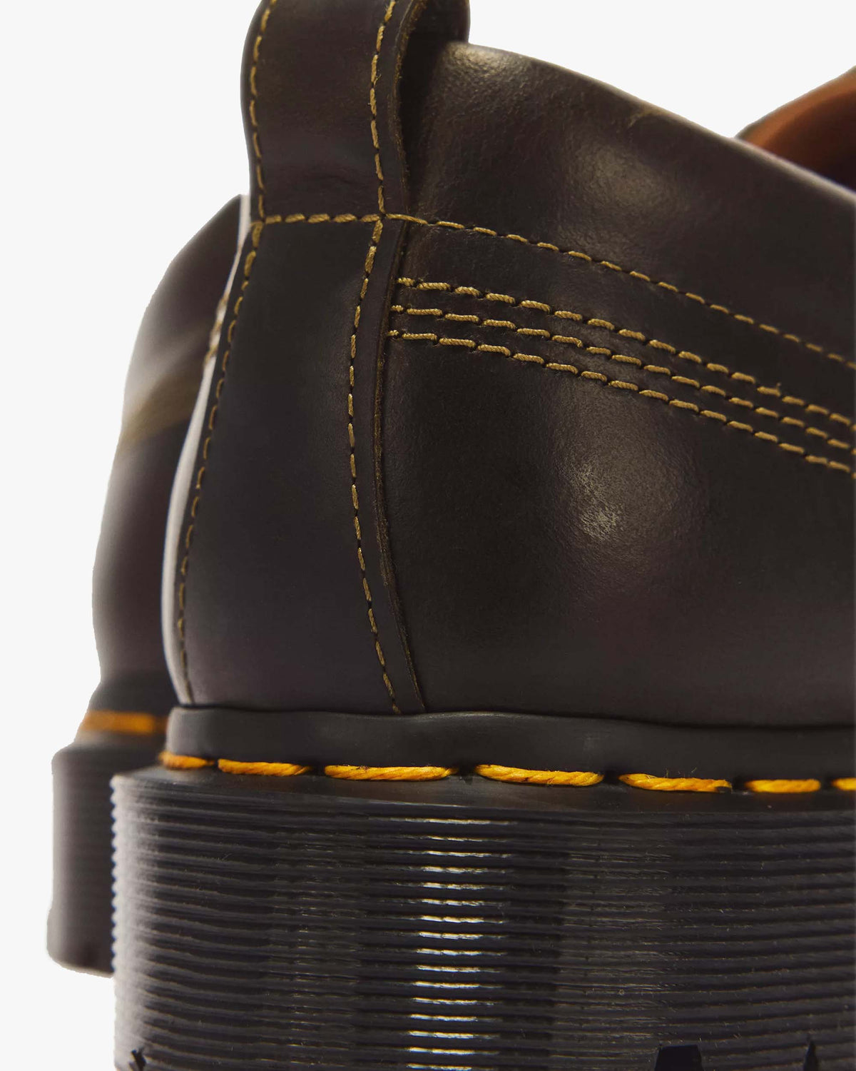 Dr Martens Lowell 4-Eye Moc Toe Shoe - Olive Mayhem RB
