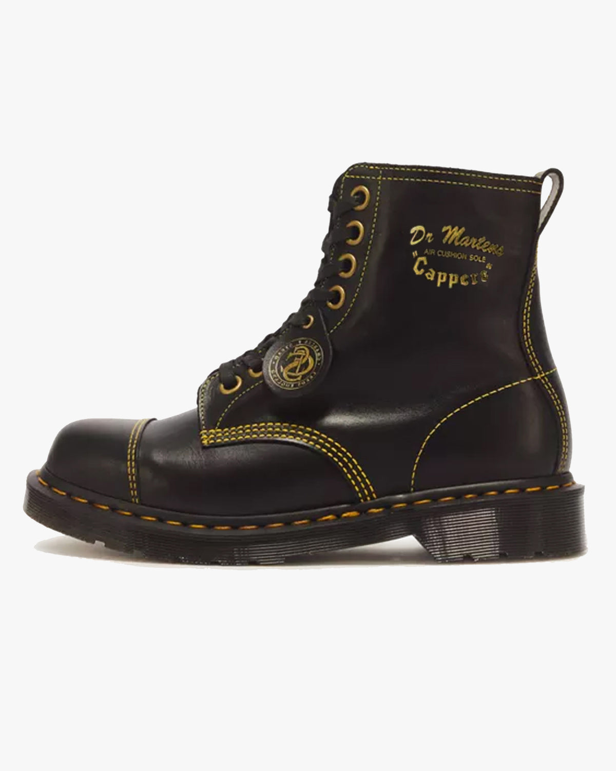 Dr Martens Made in England 1460 Cappers Leather Boot - Black Classic Calf