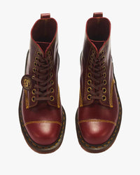 Dr Martens Made in England 1460 Cappers Leather Boot - Burgundy Classic Calf