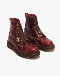 Dr Martens Made in England 1460 Cappers Leather Boot - Burgundy Classic Calf