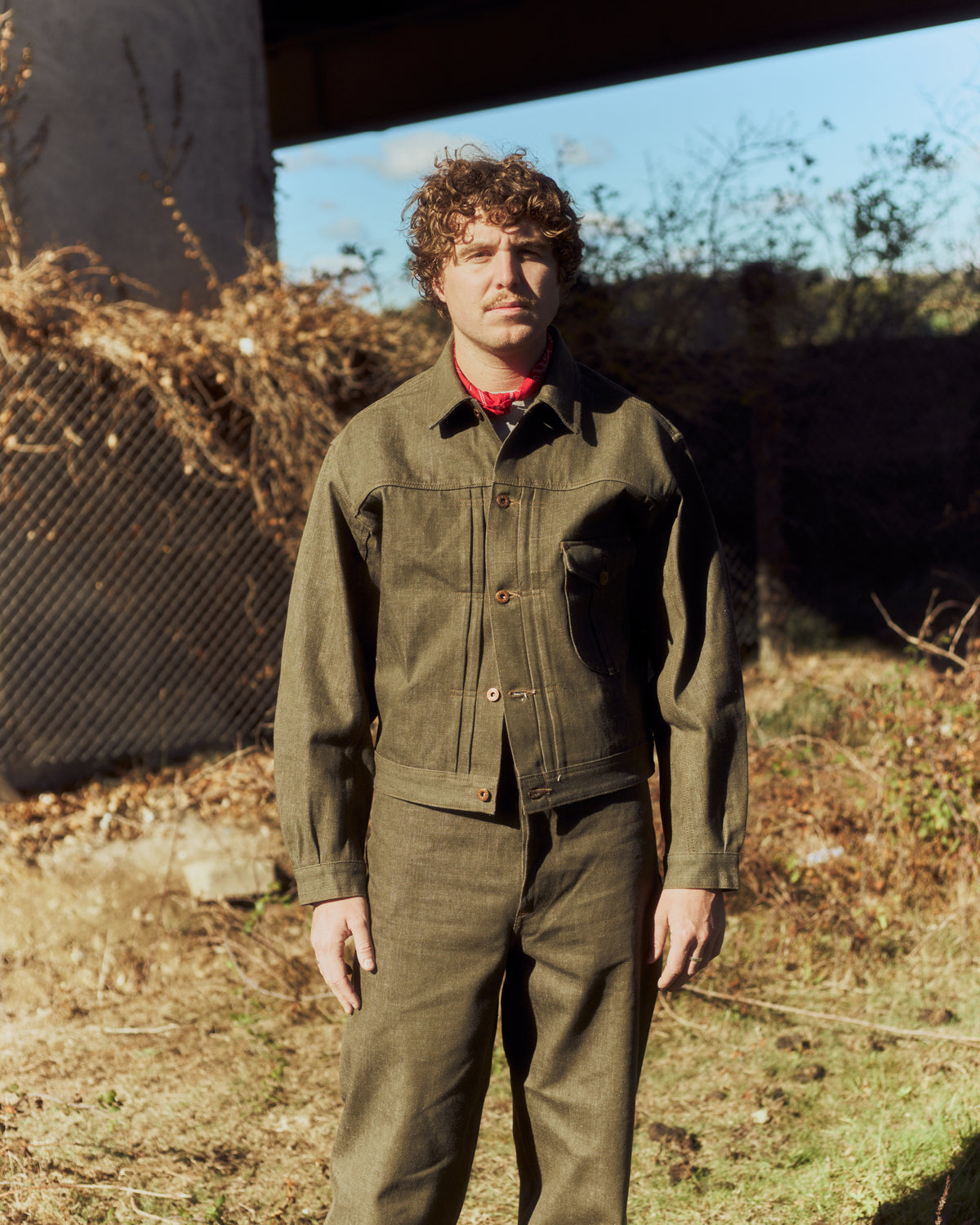 Nigel Cabourn x Lee OX’ed Silver Ranch Worker 101J Jacket - Green
