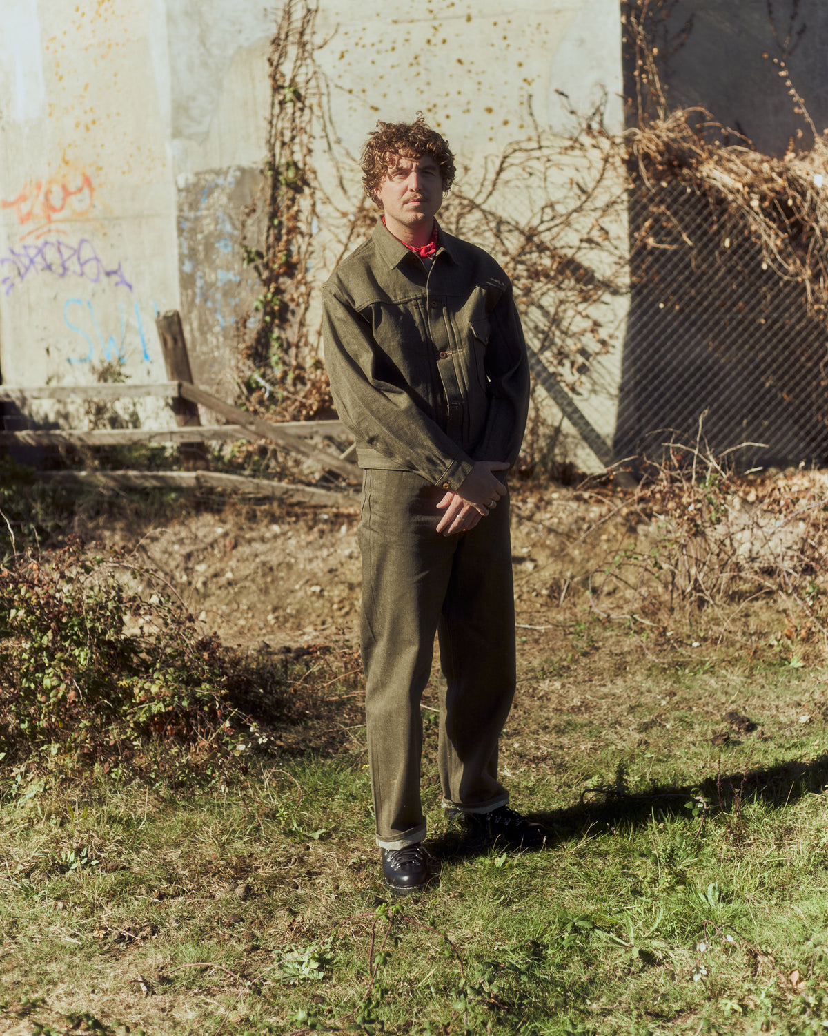 Nigel Cabourn x Lee OX’ed Silver Ranch Worker 101J Jacket - Green