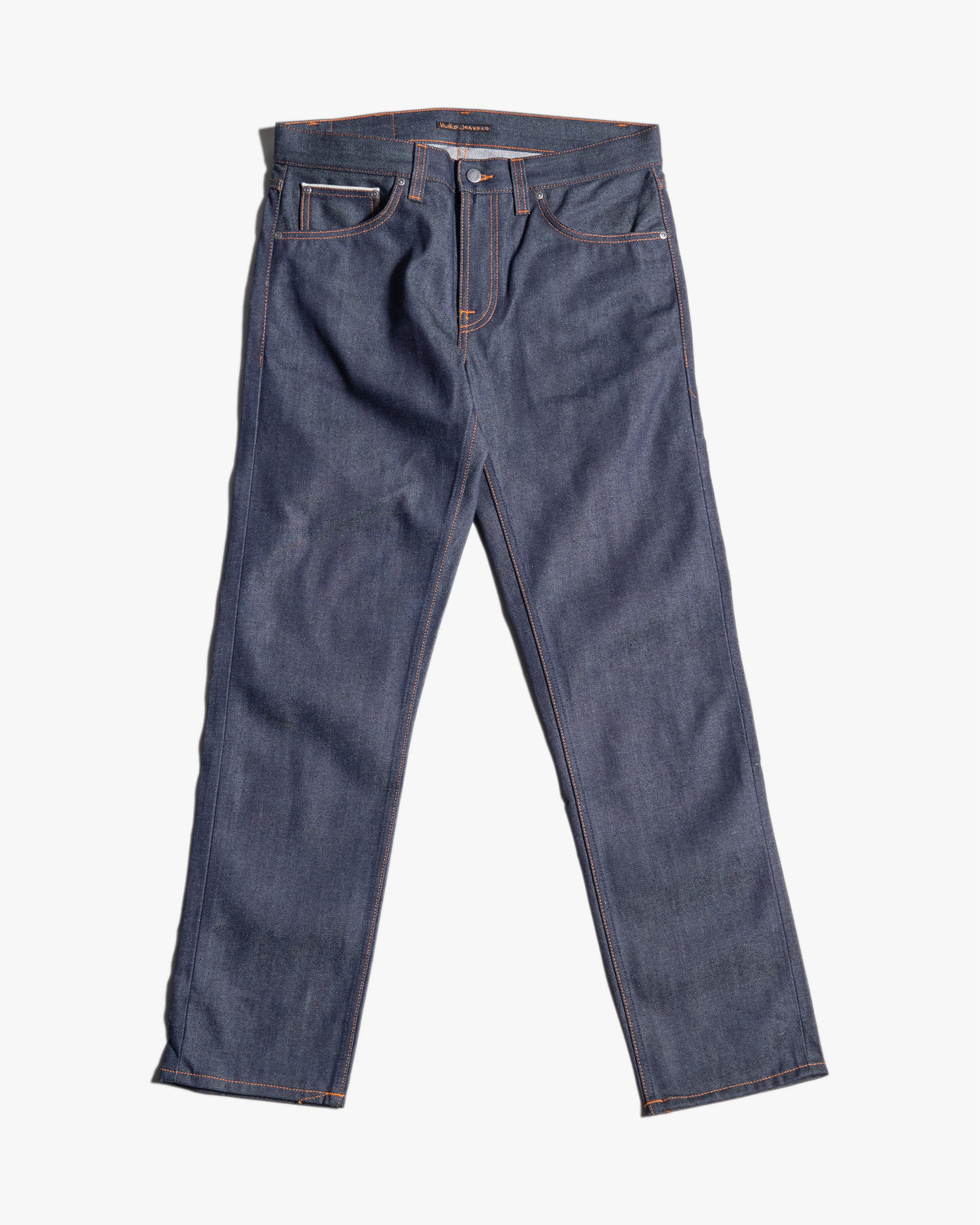 Nudie Gritty Jackson Regular Fit Mens Jeans - Dry Dusk Selvedge