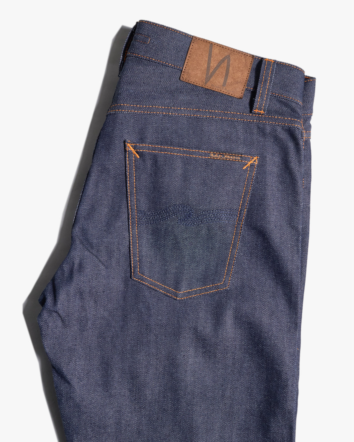 Nudie Gritty Jackson Regular Fit Mens Jeans - Dry Dusk Selvedge