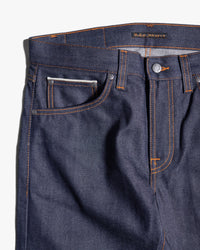 Nudie Gritty Jackson Regular Fit Mens Jeans - Dry Dusk Selvedge