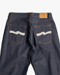 Nudie Tuff Tony Loose Fit Mens Jeans - Ecru Waves
